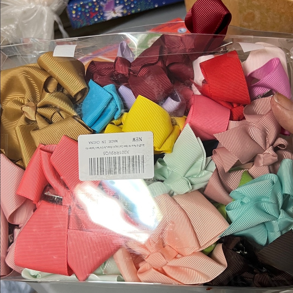 Colorful Hair Bow Set